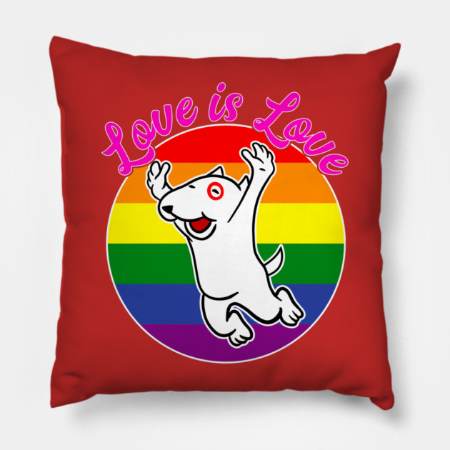 Love Is Love Pride Essential Dog Pillow by belownormal