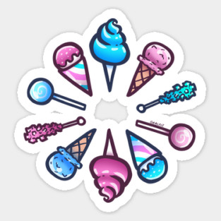 Circle of Sweets Sticker