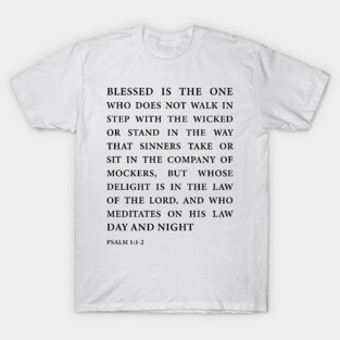 Psalm 1 :1 T-Shirt