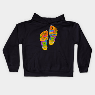 Reflexology - Reiki Feet Kids Hoodie