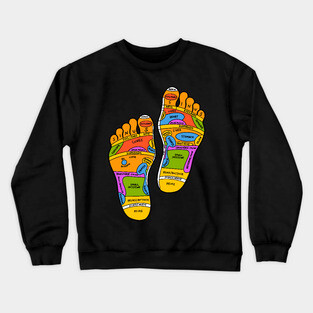 Reflexology - Reiki Feet Crewneck Sweatshirt
