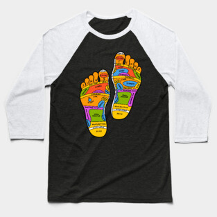 Reflexology - Reiki Feet Baseball T-Shirt