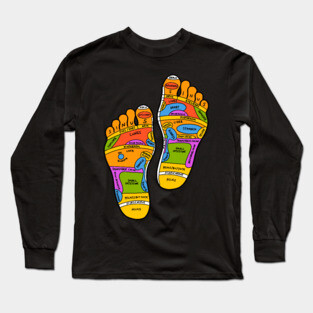 Reflexology - Reiki Feet Long Sleeve T-Shirt