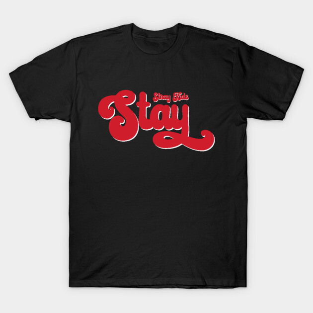 Stray Kids SKZ Stay swirl red typography - Stray Kids Stay - T