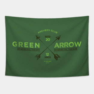 Green Arrow Club Tapestry