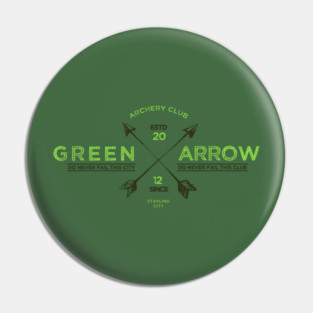 Green Arrow Club Pin