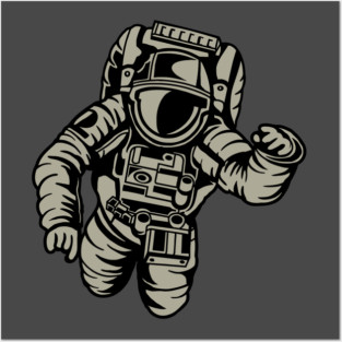 Space Man Posters and Art