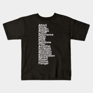 Synthesizer Terms Kids T-Shirt