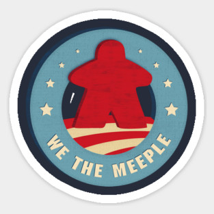 We the Meeple Sticker