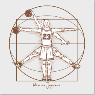 Vitruvian Jumpman ( NO TEXT) Posters and Art