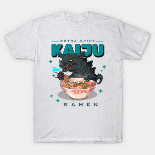 Kaiju Ramen Extra Spicy Asian Design T-Shirt