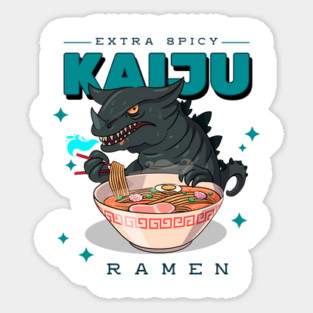 Kaiju Ramen Extra Spicy Asian Design Magnet