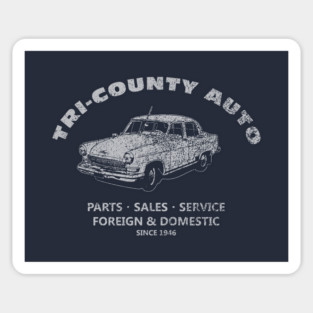 Tri-County Auto (faded) Sticker