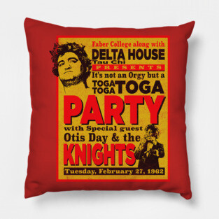 Delta House Flyer from Animal House Pillow