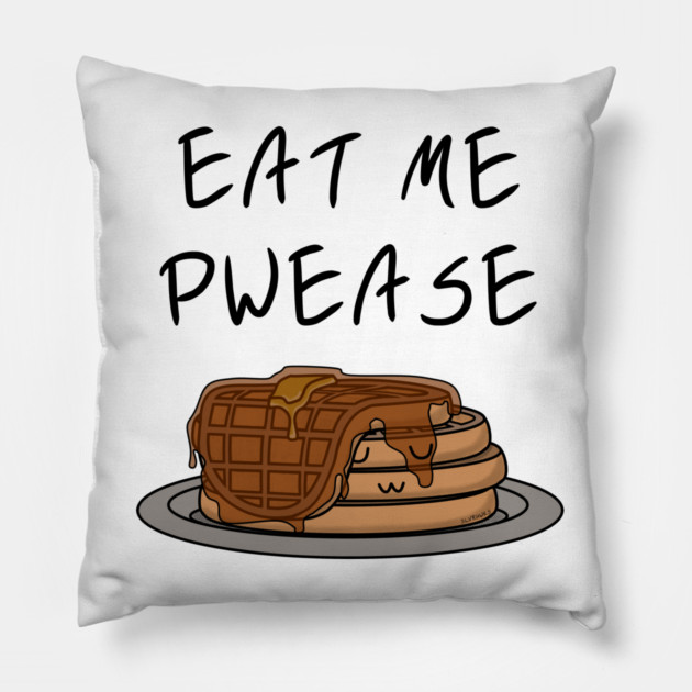 Waffle UWU Pillow by slvrhwks