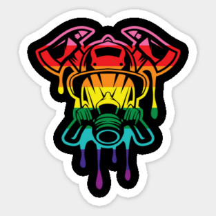 PRIDE firefighter Sticker