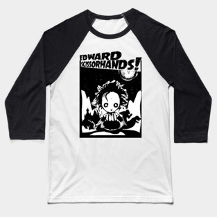 Little Edward Scissorhands Baseball T-Shirt