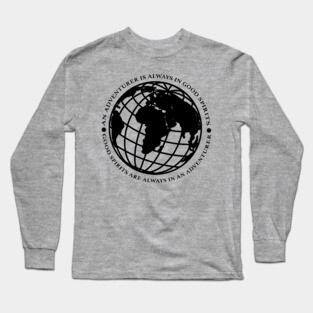 Adventurer Good Spirits (black print) Long Sleeve T-Shirt