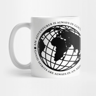 Adventurer Good Spirits (black print) Mug