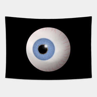 Eyeball of Seeing (Blue) Tapestry