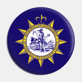 Nashville Seal Tennessee Pin
