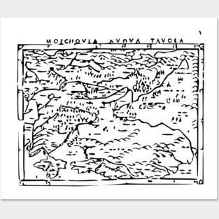 Random Map Posters and Art