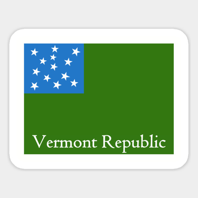Vermont Republic Flag Magnet by American Revolution Podcast