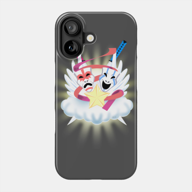MASKS OF DRAMA Phone Case by droidmonkey