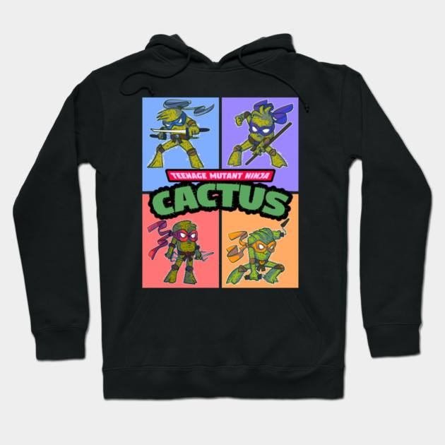 NINJA CACTUS Hoodie by droidmonkey