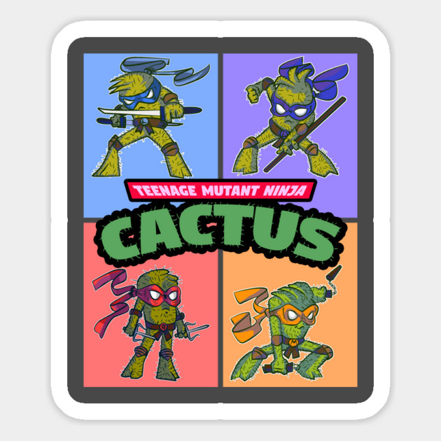NINJA CACTUS Magnet by droidmonkey