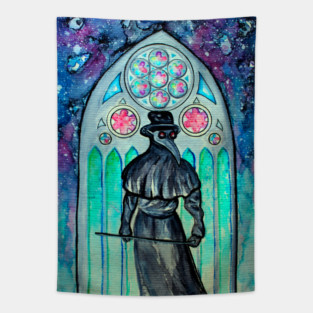 Mr Plague Doctor Tapestry
