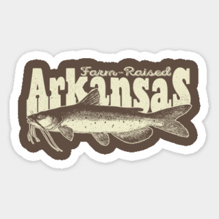 Farm-Raised Arkansas Catfish Sticker