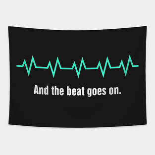 And The Beat Goes On | Heart Surgery Design Tapestry