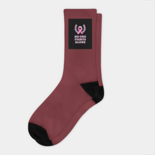 Breast cancer Socks