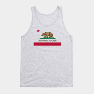 California Republic Bear Tank Top