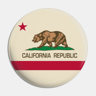 California Republic Bear Pin