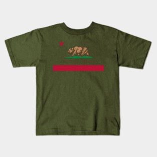 California Republic Bear Kids T-Shirt