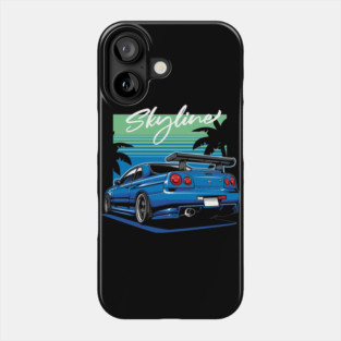 Nissan Skyline R34 Phone Case