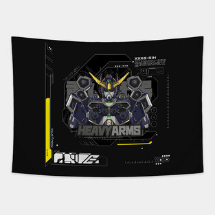 Big mecha robots Tapestry