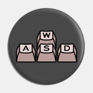 WASD Keys Pin