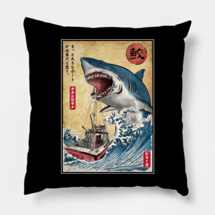 Hunting the Shark in Japan Pillow