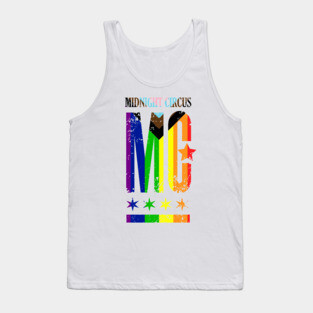(large logo) Midnight Circus Pride to support Howard Brown Health Tank Top