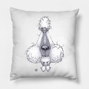 Poodle Dog Pillow