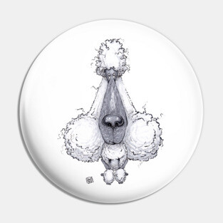 Poodle Dog Pin