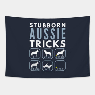 Stubborn Australian Cattle Dog Tricks - Dog Training Tapestry