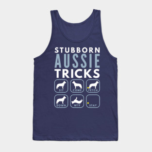 Stubborn Australian Cattle Dog Tricks - Dog Training Tank Top