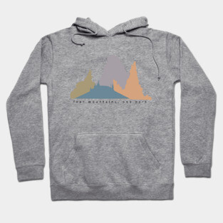 Four Mountains, One Park Hoodie
