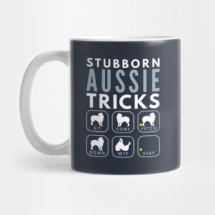 Stubborn Australian Shepherd Tricks - Dog Training Mug