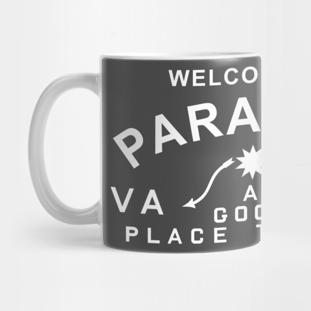 Paradise CVB white text by Old Gods of Appalachia