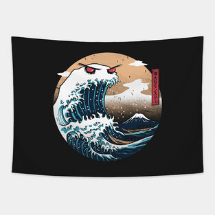 The Great Monster of Kanagawa Tapestry